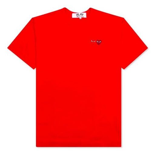 

Футболка kawakubo rei love short sleeve red Comme Des Garcons Play, красный