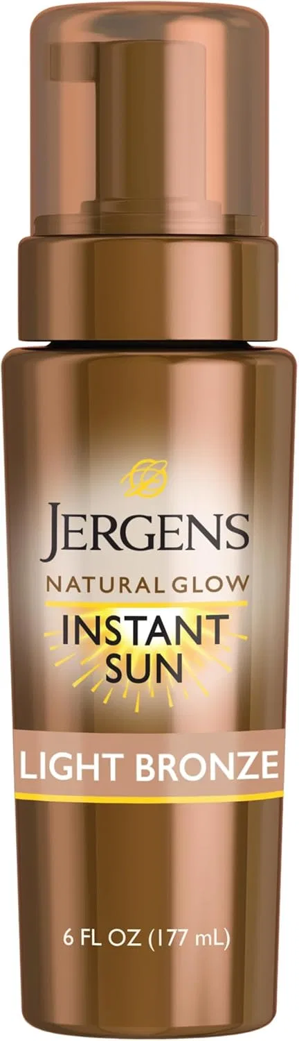 Автозагар мусс Jergens Natural Glow Instant Day Sunless Tanning Mousse Light Bronze 177 мл