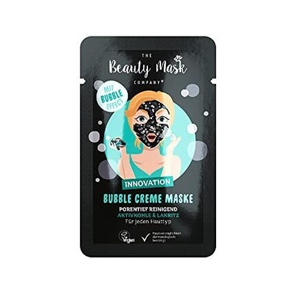 

Пузырьковая маска с активированным углем и солодкой, 1 пакетик, глубоко питательный уход за лицом Does Not Apply