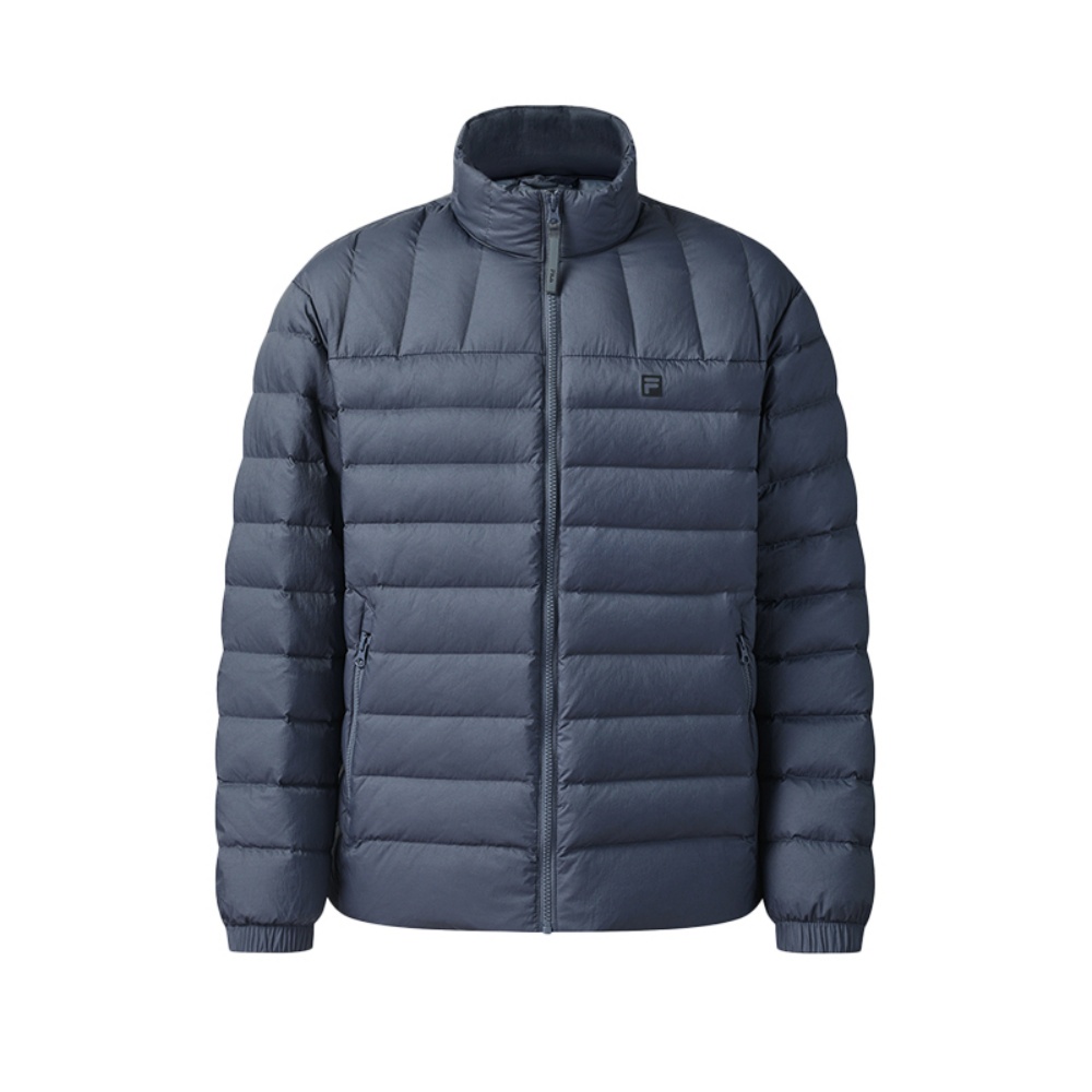 

FILA Мужская фитнес-пуховая куртка с капюшоном, Tunnel Dark Blue