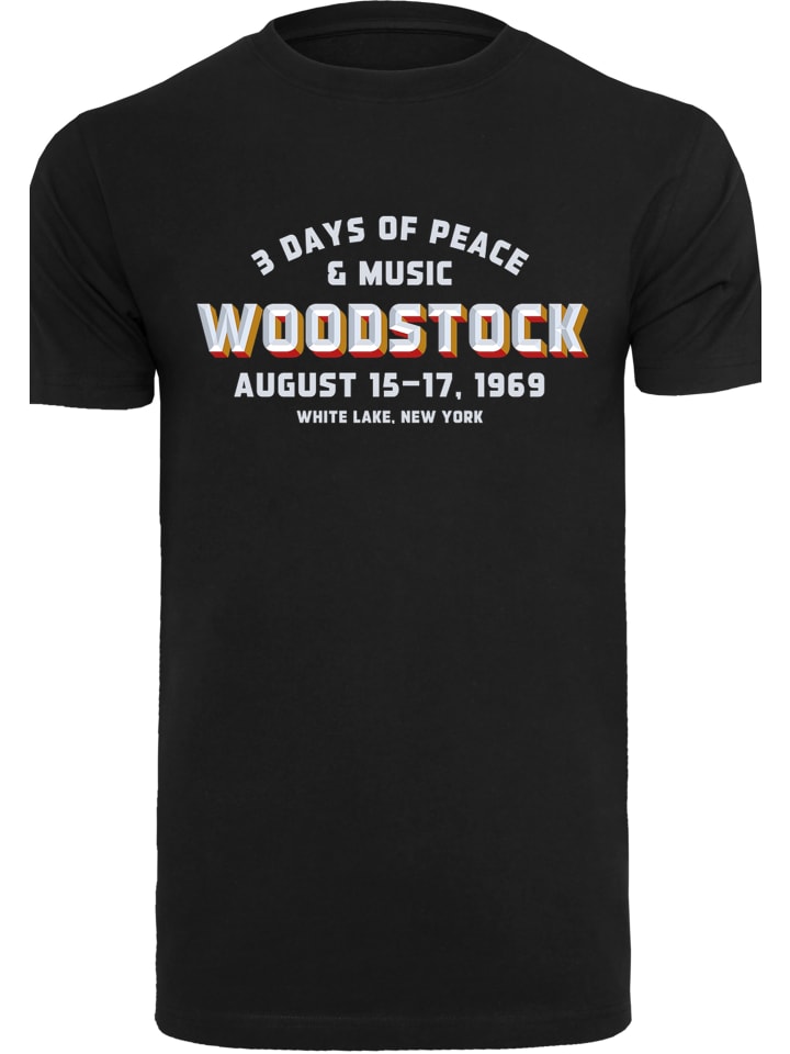 

Футболка F4NT4STIC Woodstock Varsity 1969, черный