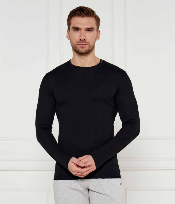 

Лонгслив Emporio Armani Slim Fit, черный