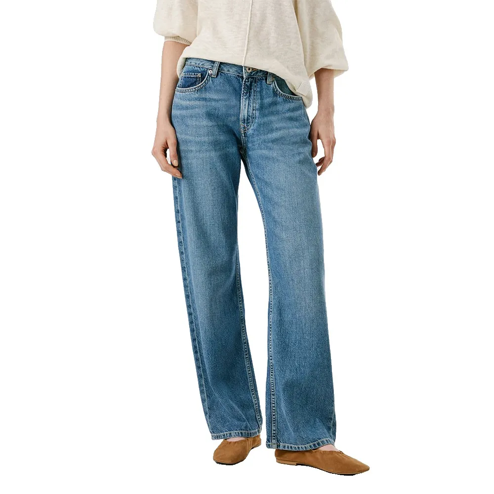 

Джинсы Pepe Nicky Loose ST low waist, синий