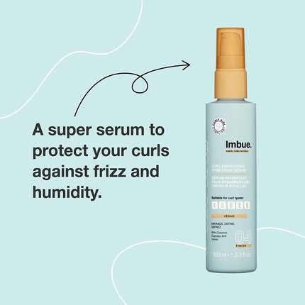 Imbue Curl Energizing Hydration Hair Serum Увлажняющая сыворотка для локонов — метод для веганов и «кудрявых девушек» — фото 3