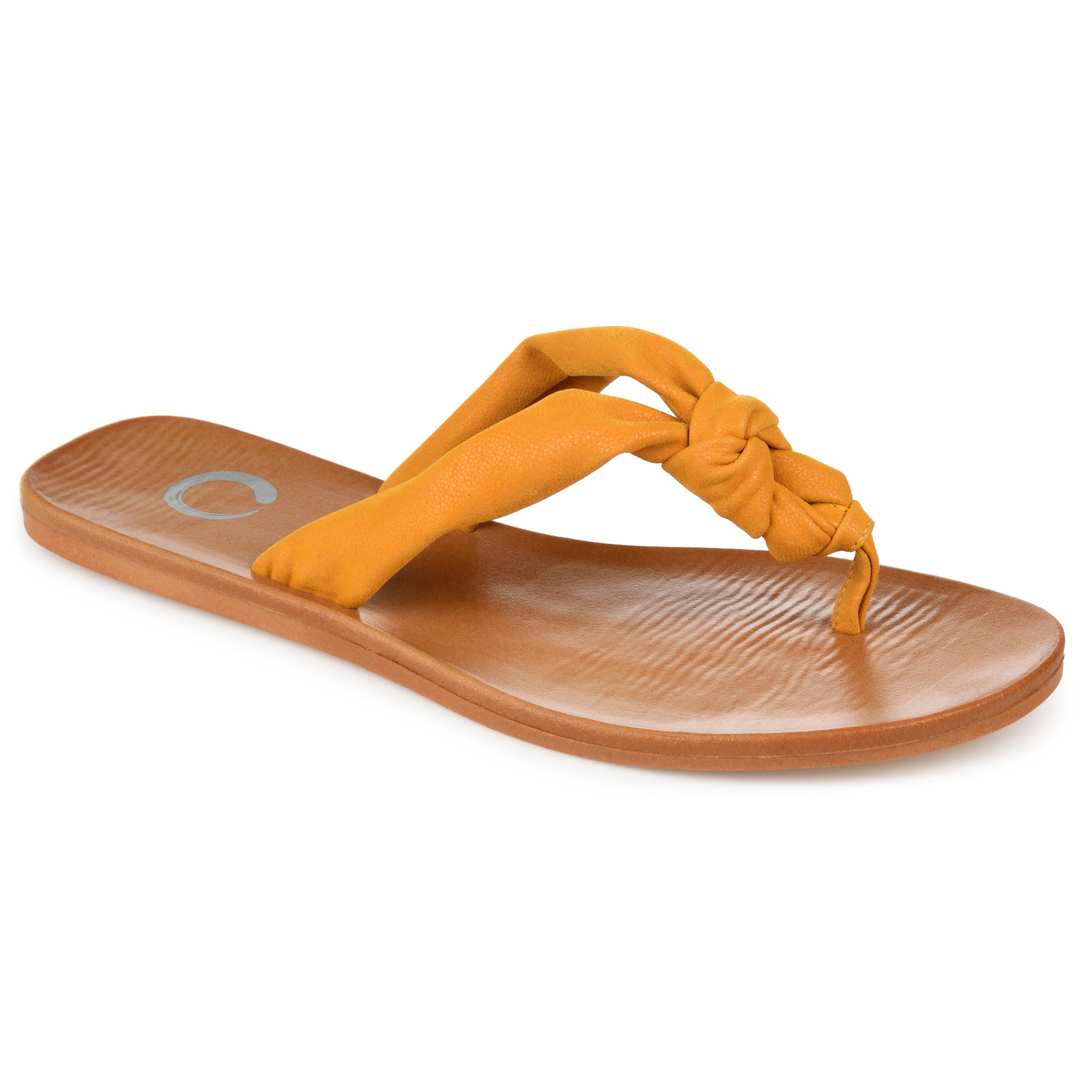 Женские сандалии Journee Brindle Journee Collection, цвет mustard