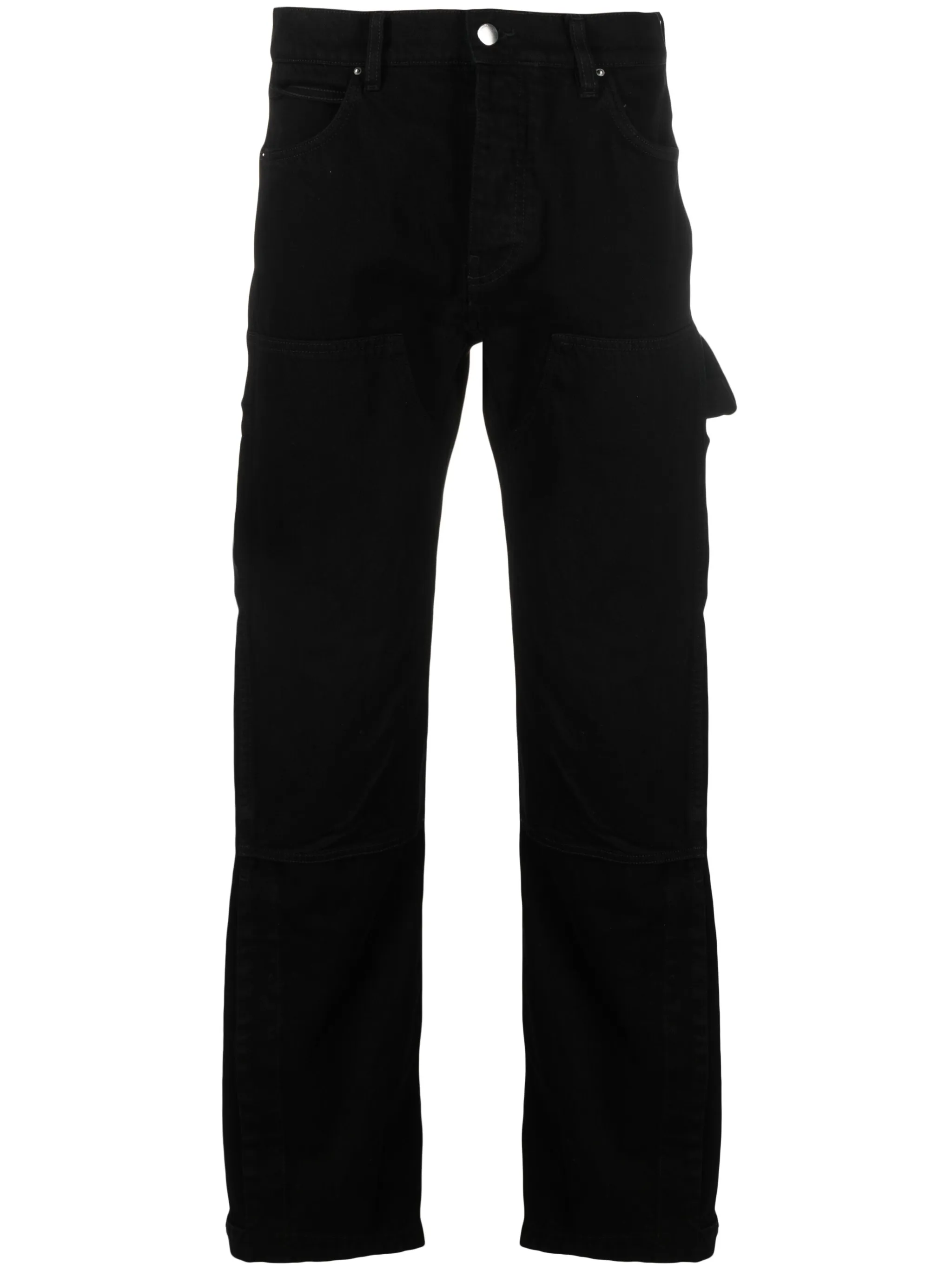 

Прямые джинсы с эффектом потертости Amiri, черный