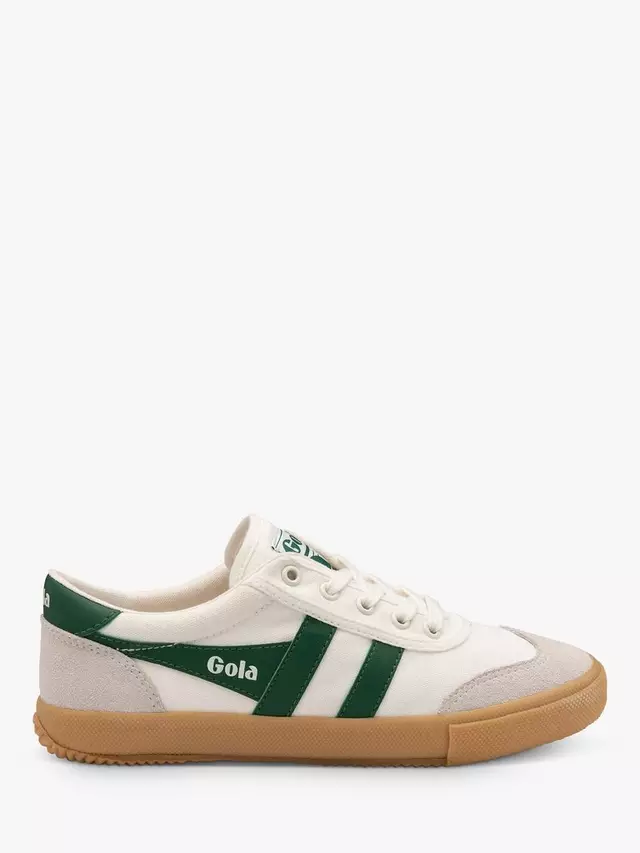 

Кроссовки Gola Classics Badminton Leather, цвет off/white/green/gum