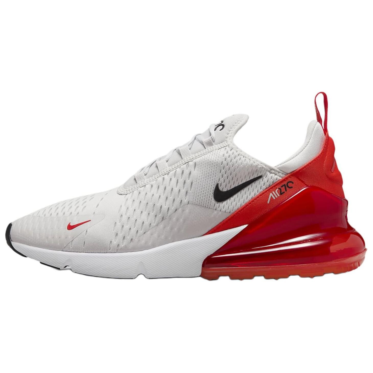 

Кроссовки Air Max 270 мужские с низким верхом белые/красные Nike