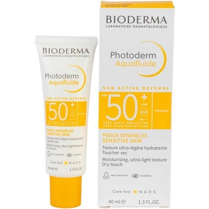 

Bioderma Photoderm Aquafluide SPF 50+ Ежедневный солнцезащитный крем для лица для чувствительной кожи 40 мл