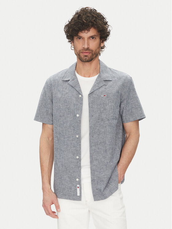 

Рубашка обычного кроя DM0DM20895 Tommy Jeans, синий