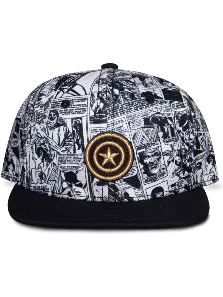 

Captain America Черная кепка