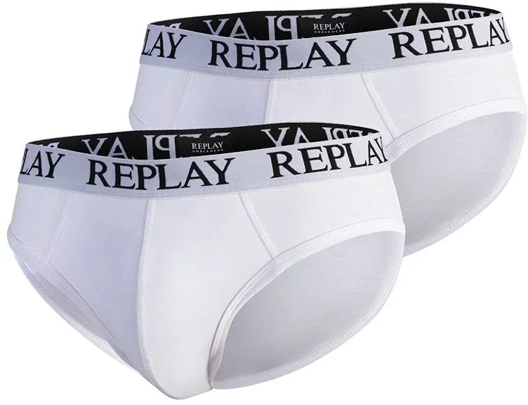 

Replay Slip "SLIP Basic Cuff Logo 2pcs Bo" (2 шт. в упаковке), белый