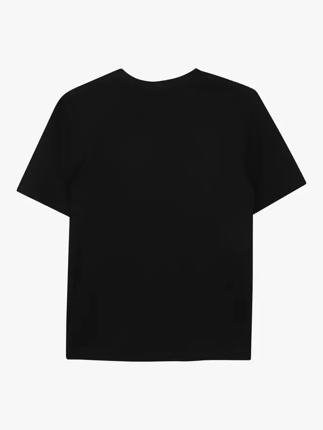 Детская футболка BOSS с несколькими логотипами HUGO BOSS, Black — фото 2