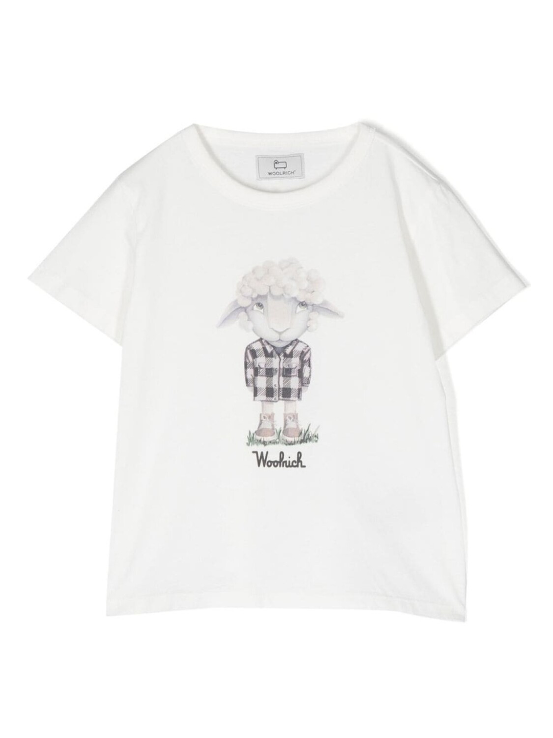 

Футболка с принтом Woolrich Kids, белый