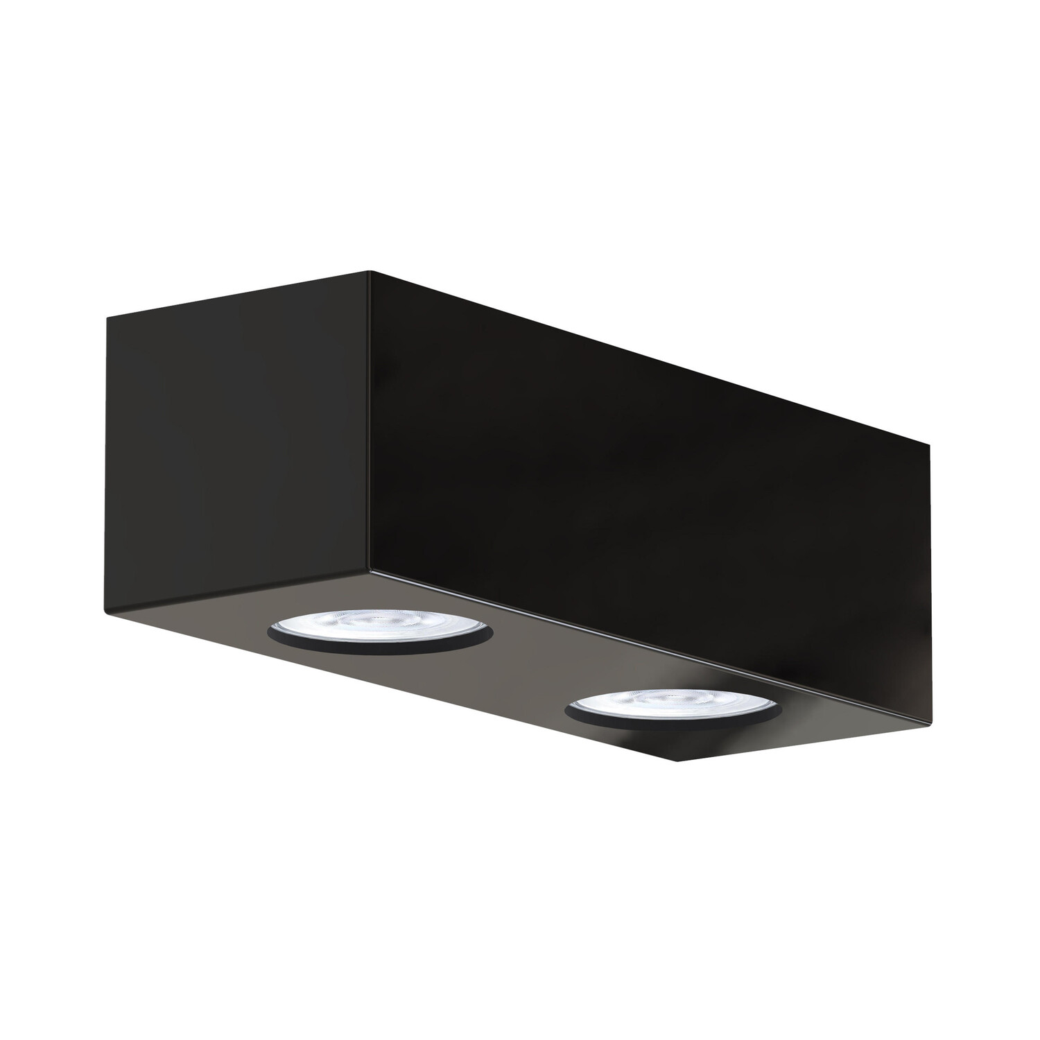 

Потолочный светильник Lumicom, 10x25x7 см, черный глянцевый