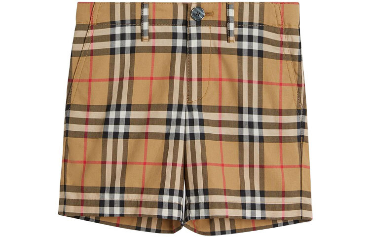 

Дети Шорты Burberry, хаки