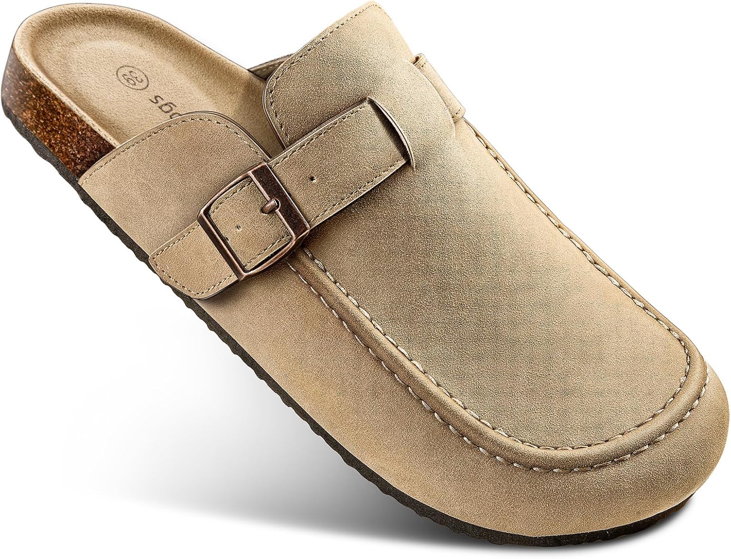 

Сабо, тапочки, босоножки BULLIANT для медсестер и работы, мужские и женские, с верхом на флисовой подкладке и стелькой с эффектом памяти из пробки, Camel8060