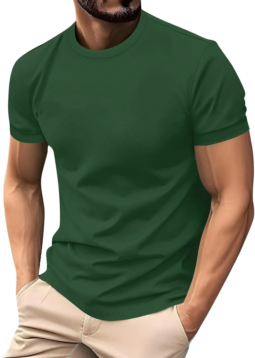 

Мужская майка Muscle с коротким рукавом и мягкой эластичной тканью