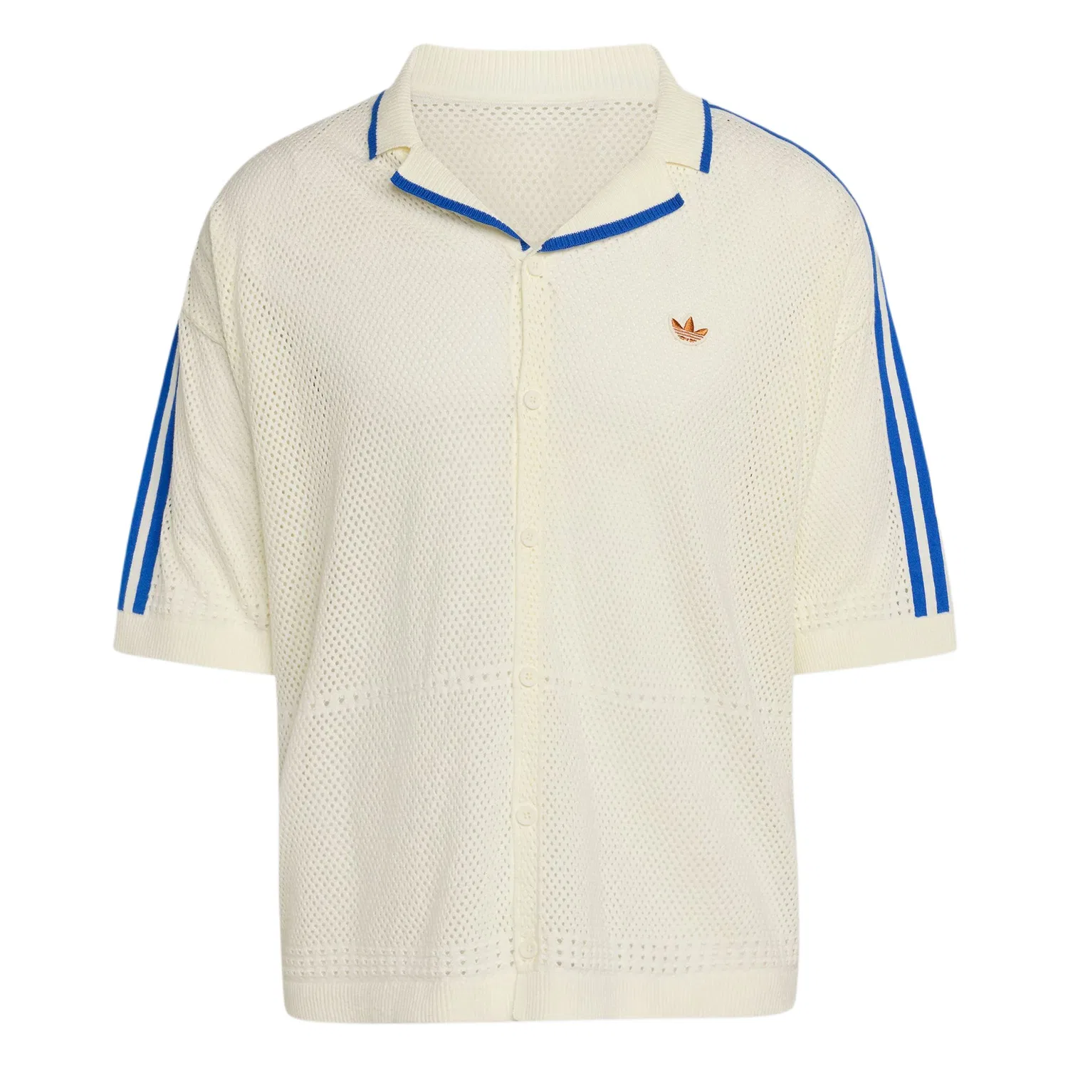 Трикотажная рубашка KNITTED RESORT мужская Adidas Originals, Jade White