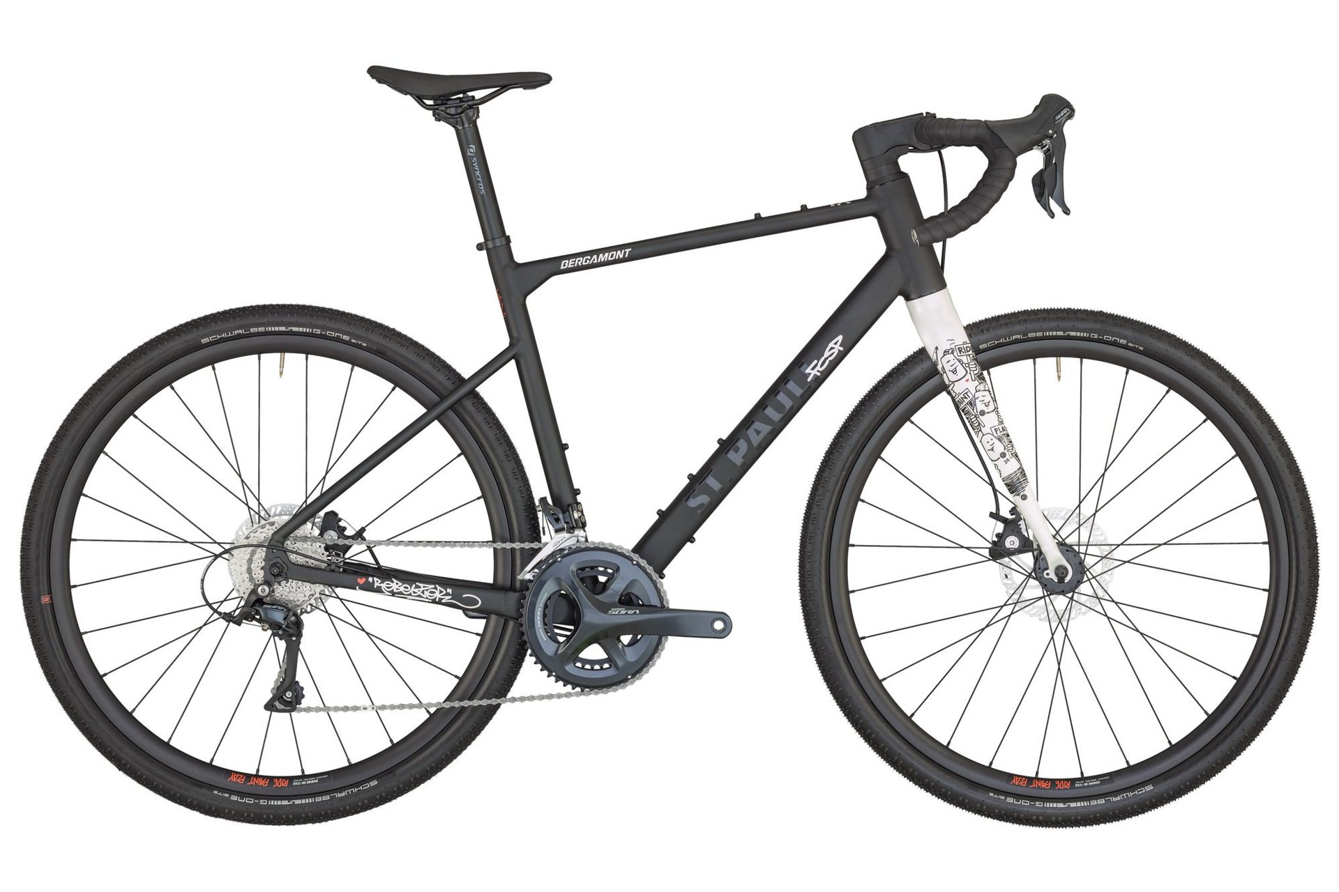 

Гравийный велосипед Bergamont Grandurance st. pauli - 28 дюймов - diamant, schwarz | matt black