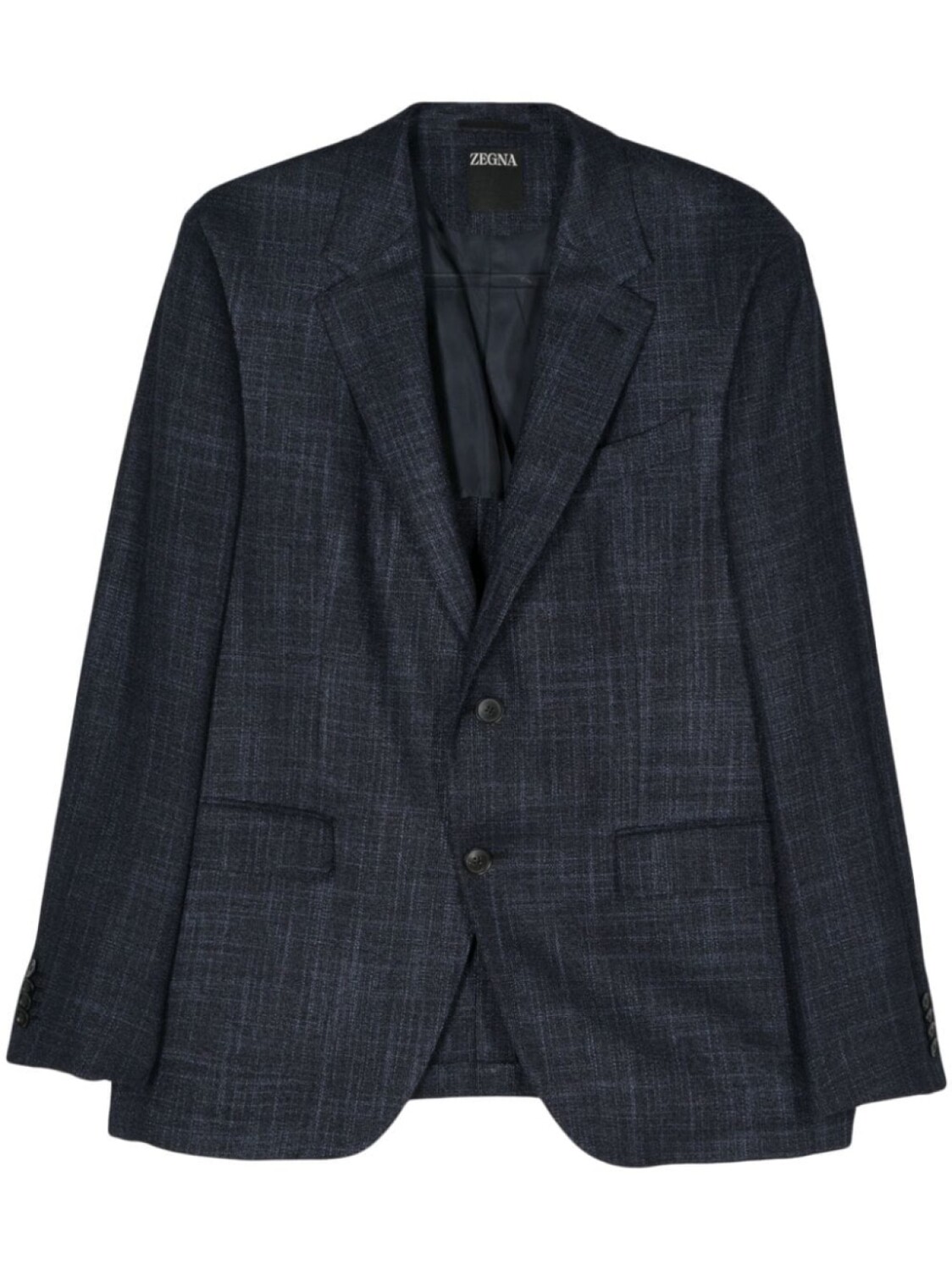 

Zegna твидовый блейзер, синий
