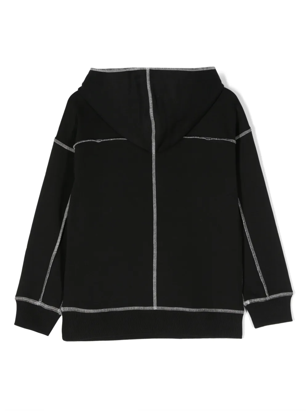 Худи с логотипом Emporio Armani Kids, черный — фото 2