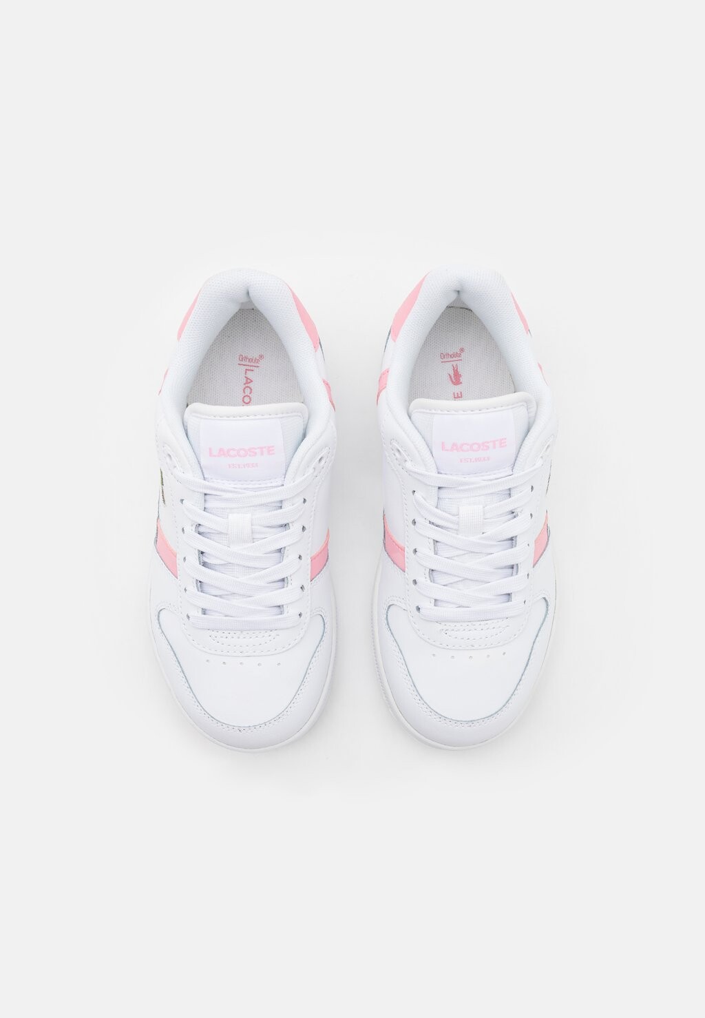 Кроссовки на шнуровке T-CLIP SET 224 Lacoste, белый — фото 4