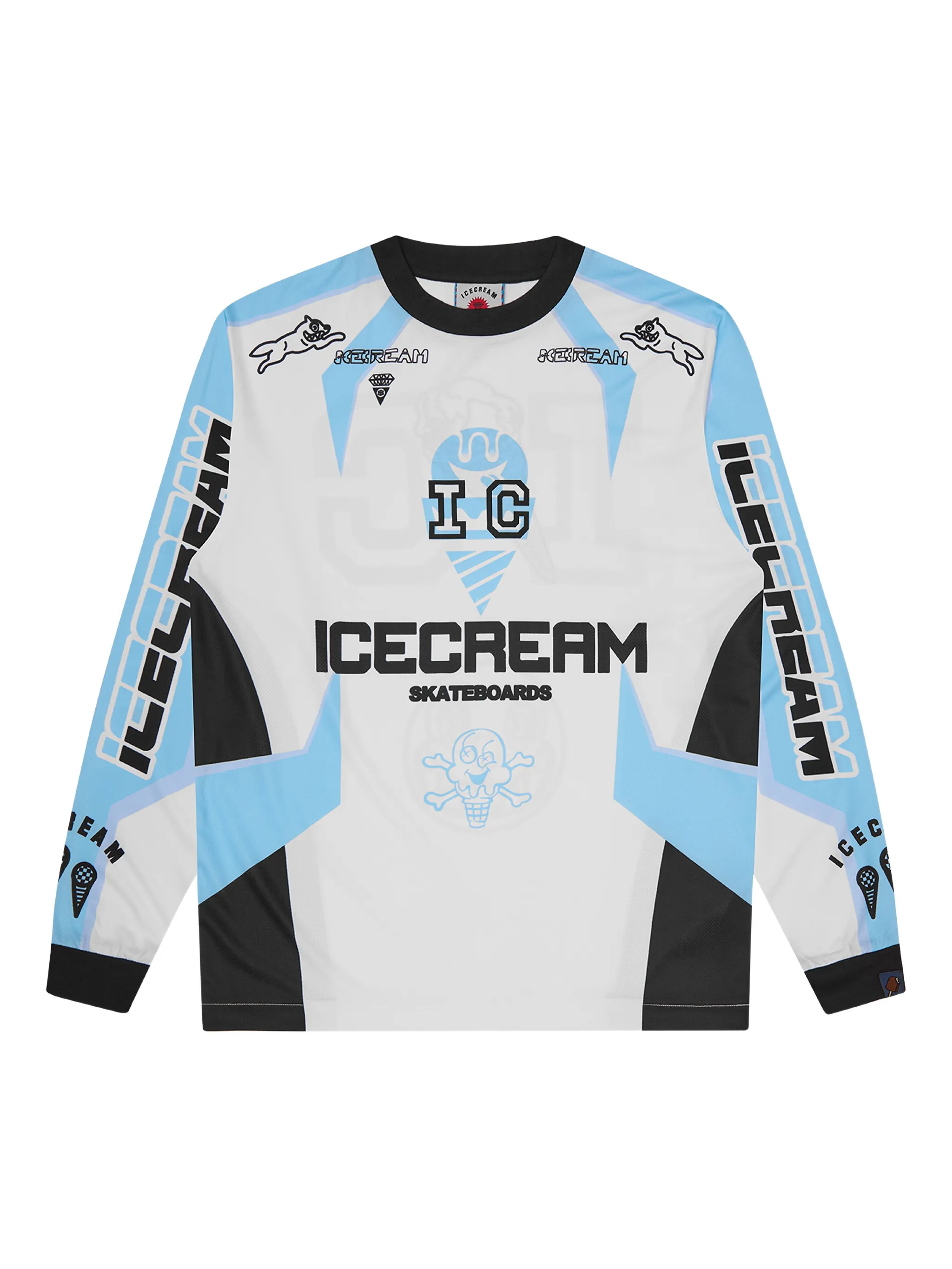 

Футболка с длинными рукавами Icecream, белый