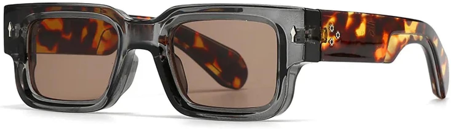 

Солнцезащитные очки с защитой UV400 | Компактная оправа с толстыми краями | Для женщин и мужчин, для занятий спортом на открытом воздухе и вождения DSVIGF, Grey Demi Tea