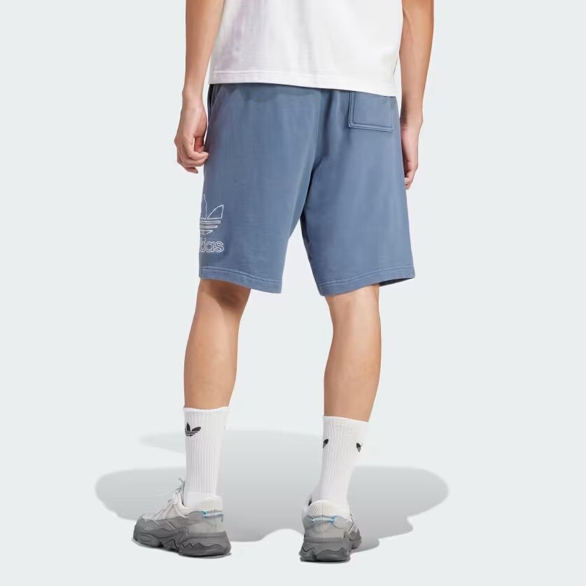 Adicolor повседневные шорты мужские светло-голубые Adidas Originals, светло-голубой — фото 3