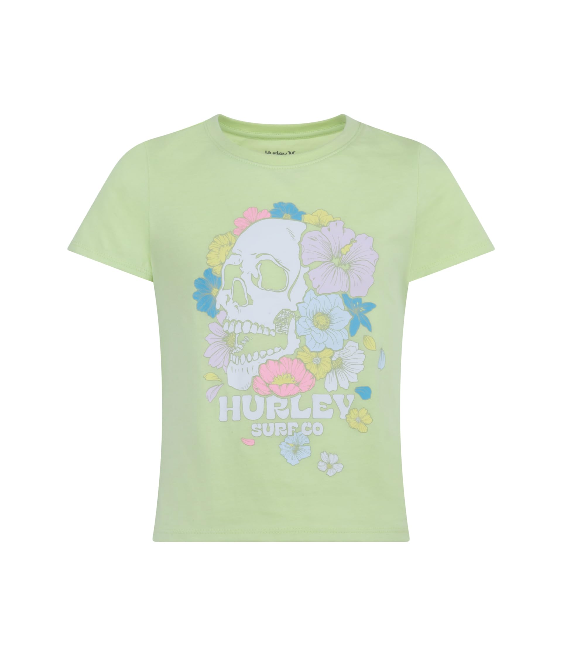 

Футболка Hurley Kids Become the Flowers Baby Tee, цвет Cool Matcha