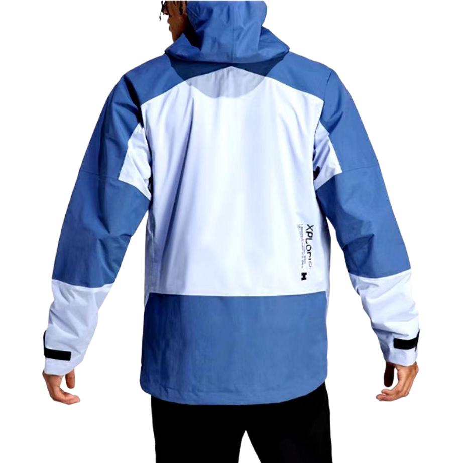 Водонепроницаемая, ветрозащитная и дышащая ветровка Men's Adidas, синий — фото 3