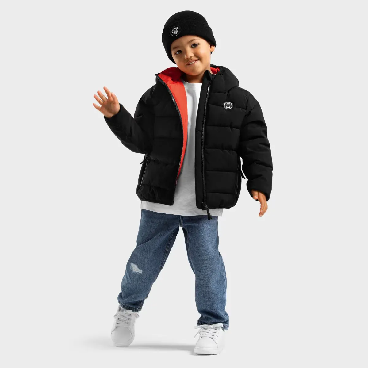 Trend Siroko Boy's Водостойкая ватная куртка, чёрный — фото 4