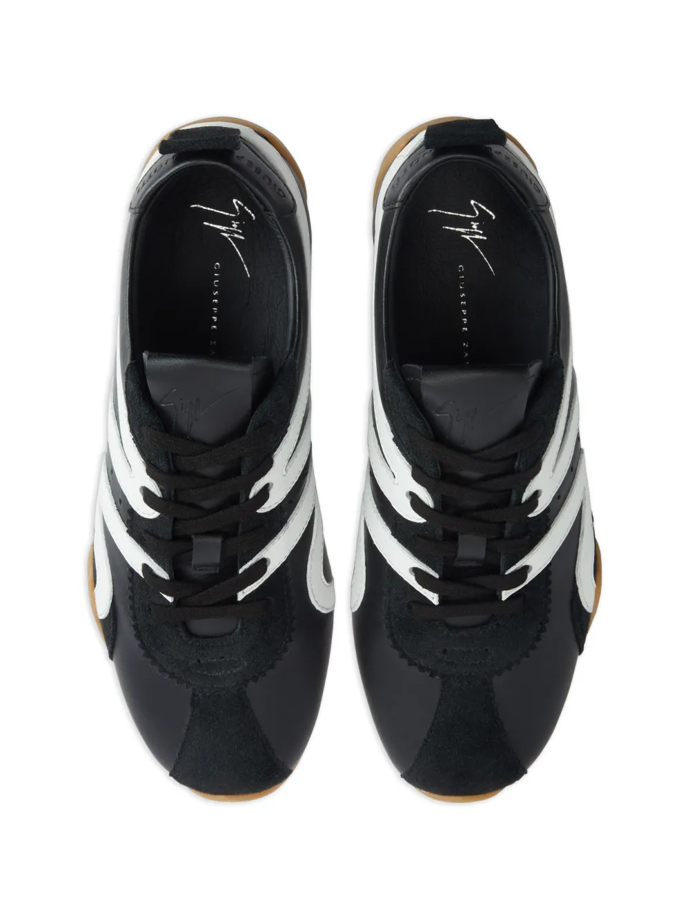 Кроссовки Gz-Top на шнуровке Giuseppe Zanotti, черный — фото 4