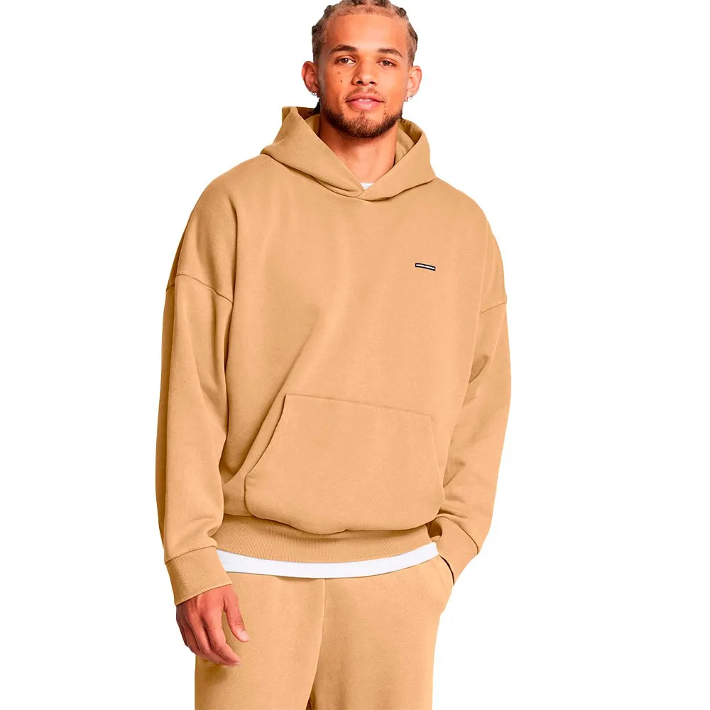 

Худи Under Armour Icon Heavyweight Fleece Wash Oversized, бежевый
