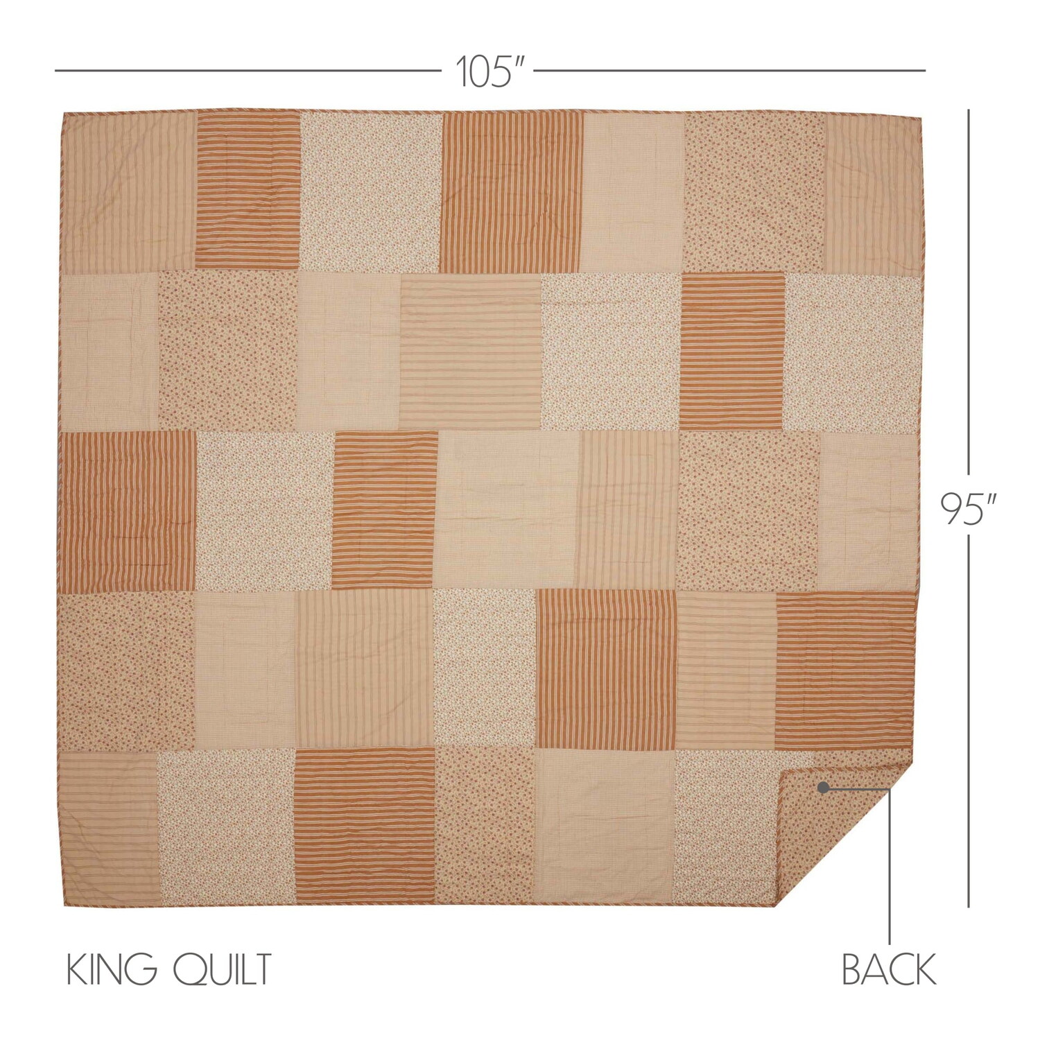 

Одеяло Camilia King 105 x95, бежевый