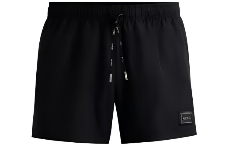 

Шорты на шнурке с табличкой Hugo Logo HUGO BOSS, черные