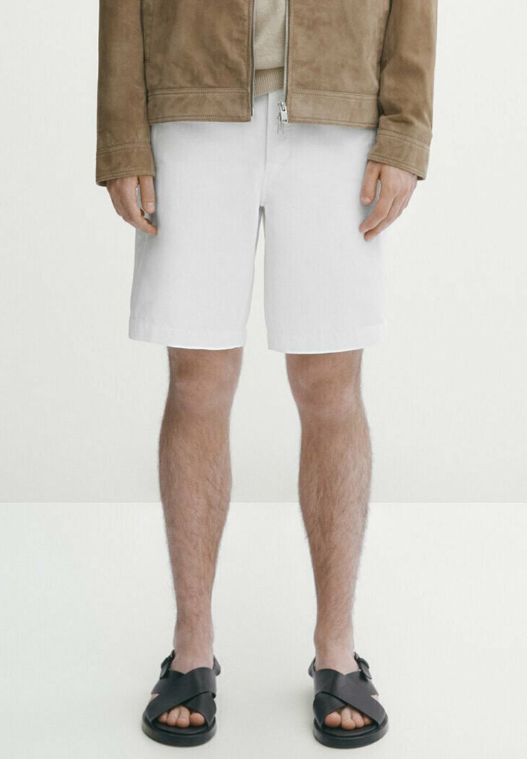 

Шорты BLEND DRAWSTRING BERMUDA Massimo Dutti, белый