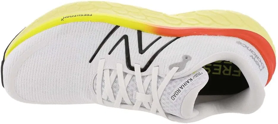 Мужские кроссовки New Balance Fresh Foam Kaiha Road Trainers, White Black Neo Flame — фото 2