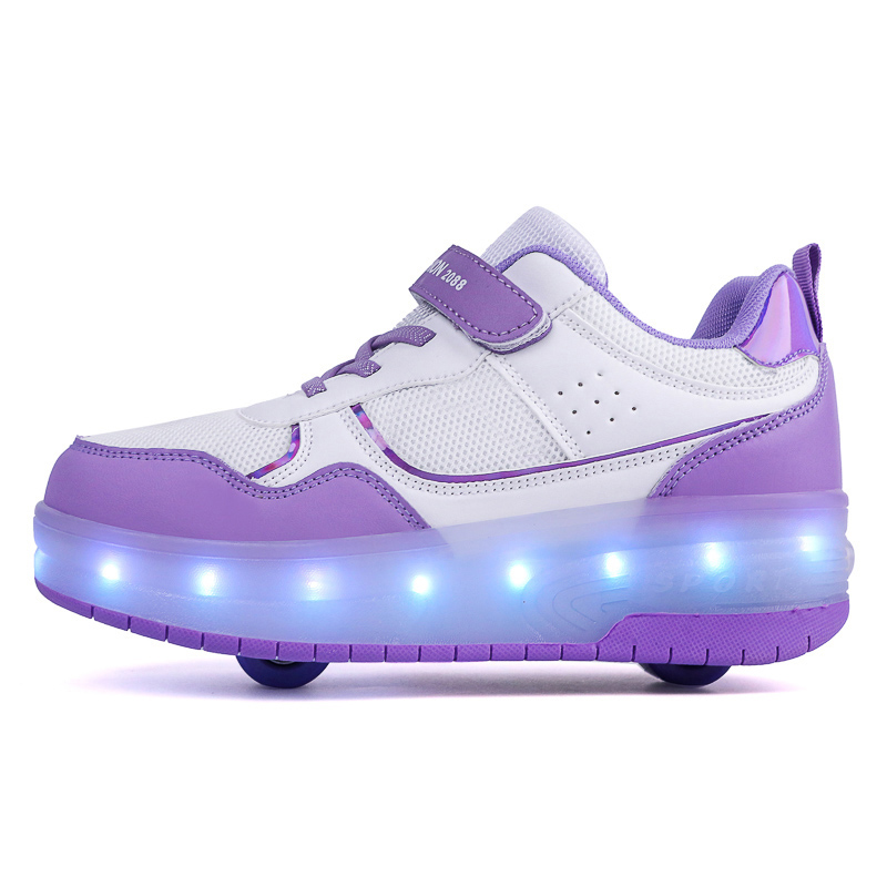 

Дышащие прочные низкие детские беговые кроссовки Kids' Izumi Chiryū, белый/фиолетовый