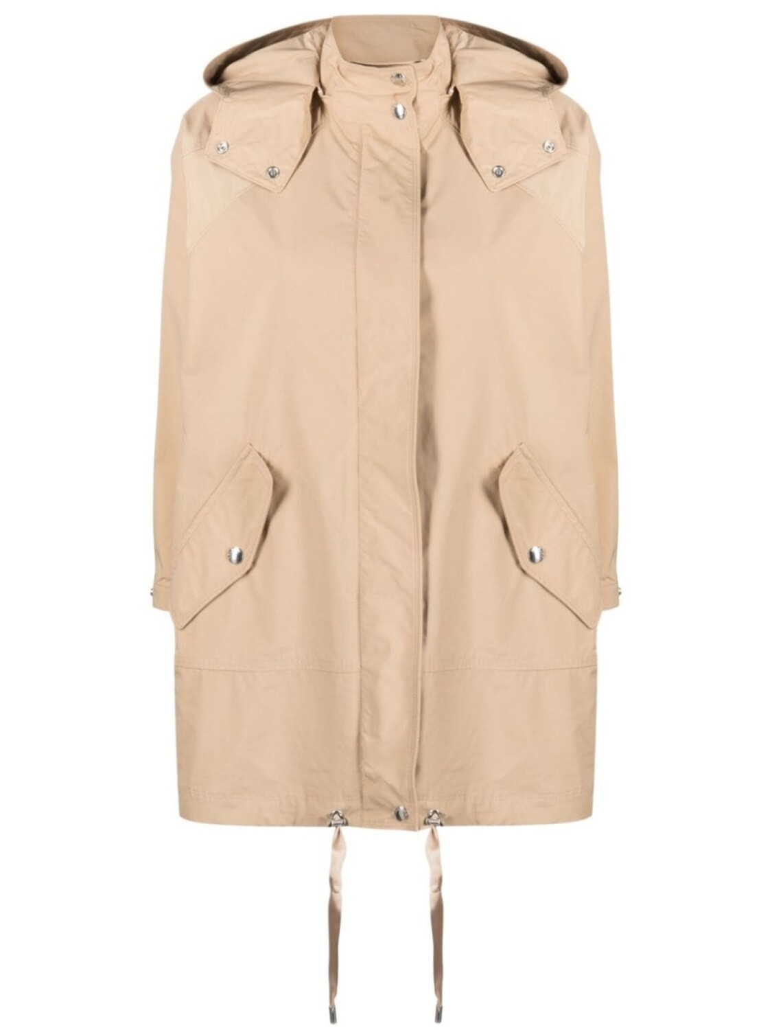 

Woolrich парка с капюшоном и кулиской, нейтральный цвет