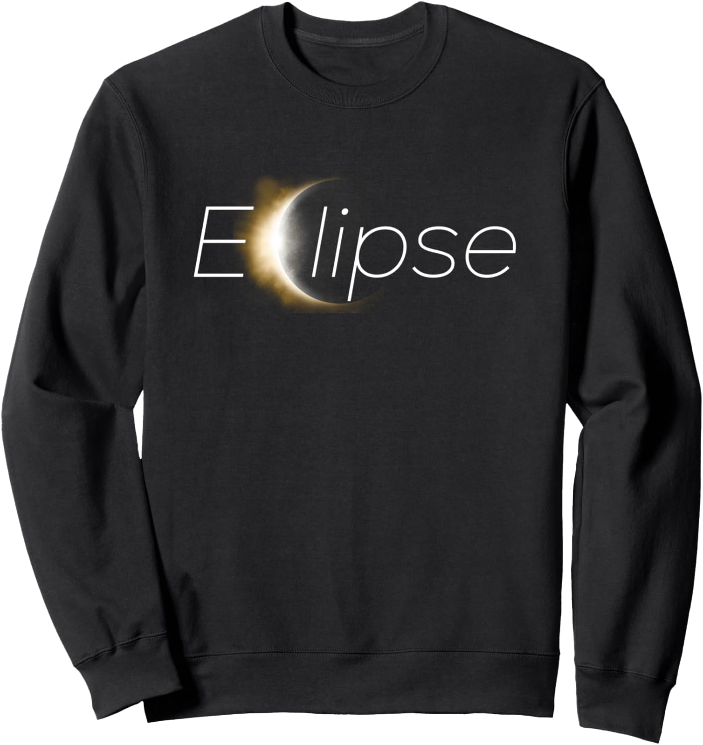 

Толстовка с коротким рукавом Полное солнечное затмение 2024 года, которое произойдет дважды в жизни Solar Eclipse, черный