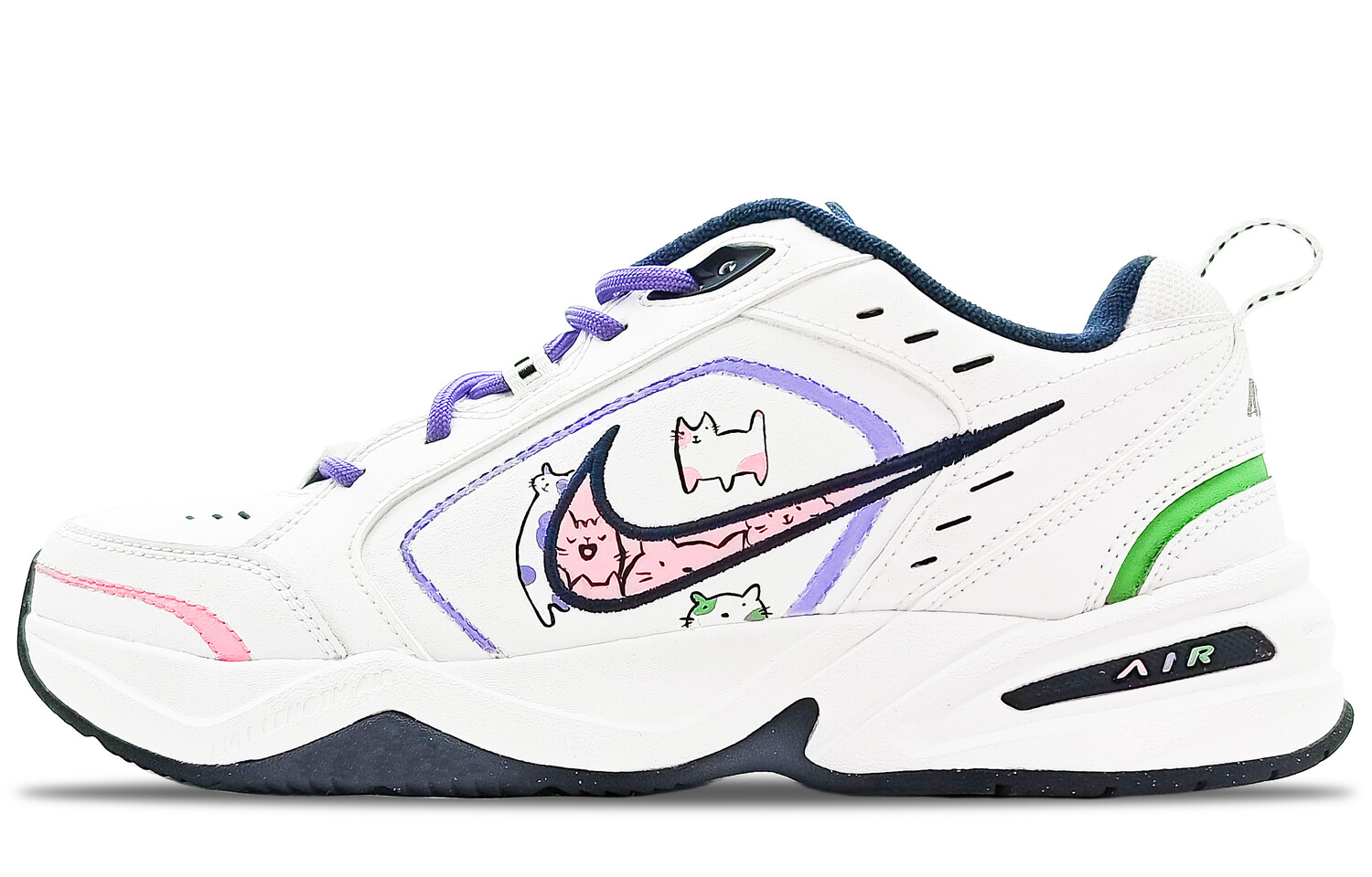 

Массивные кроссовки Nike Air Monarch 4 унисекс, White
