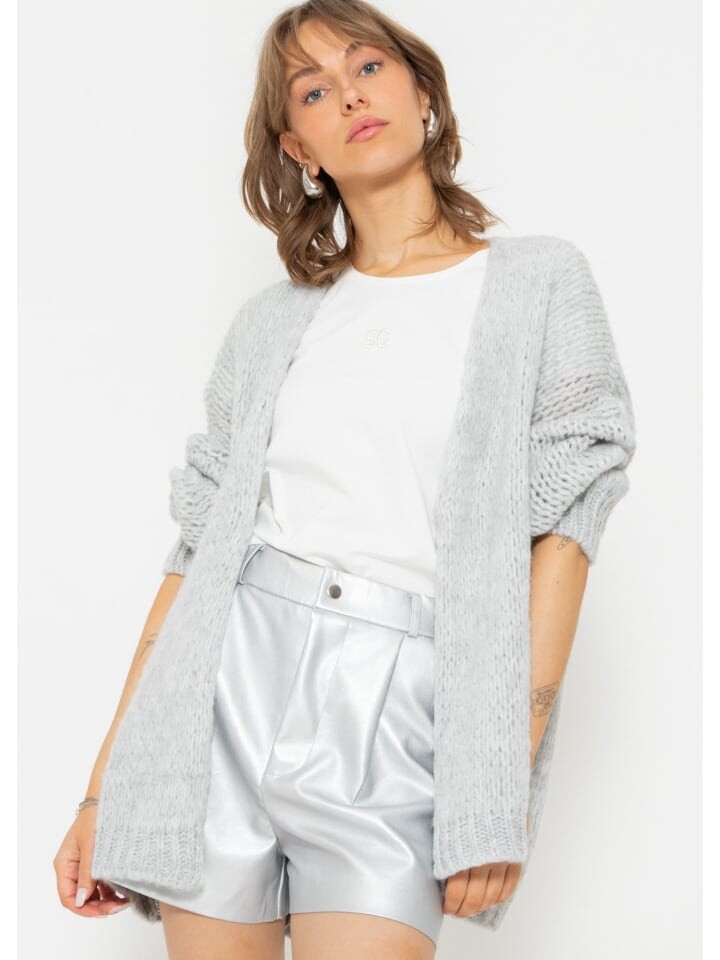 

Кардиган SASSYCLASSY Oversize Strick-Cardigan, серый