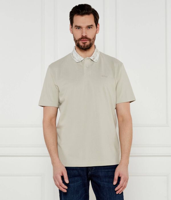 

Рубашка поло Relaxed fit Boss Orange, желтый