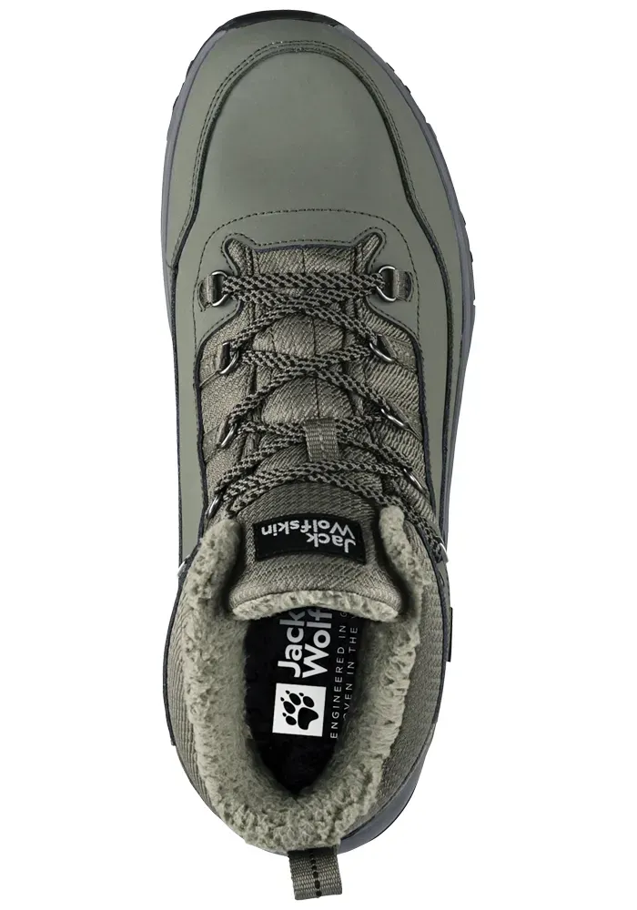 Трекинговые туфли Jack Wolfskin "EVERQUEST TEXAPORE MID M", оливковый — фото 2
