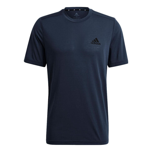 

Футболка Adidas Aeroready Designed to Move Feelready Sport Tee 'Navy', синий