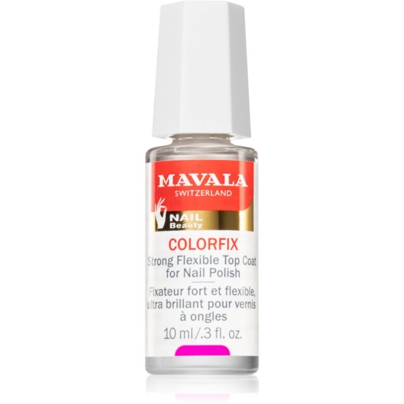 

Верхнее покрытие Mavala Nail Beauty Colorfix, обеспечивающее превосходную защиту и интенсивный блеск, 10 мл