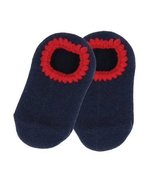 Детские носки NAIGAI COMFORT с рисунком в виде ракушек и нескользящей подошвой 04558001