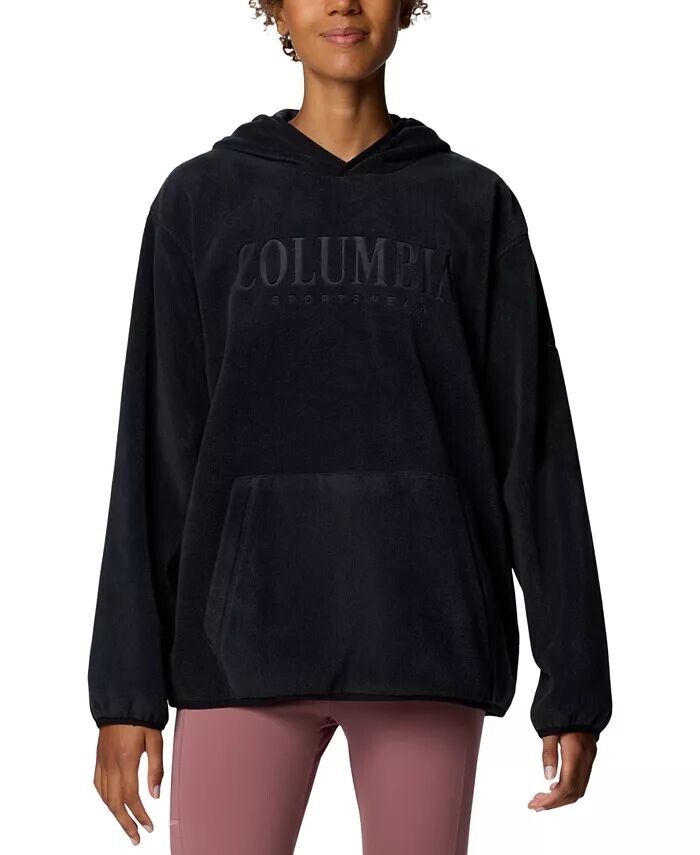 

Женская флисовая толстовка с капюшоном Trek Logo Columbia, черный
